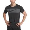 Nike Логотип Трикотаж Круглый вырез Спорт Влагоотводящая Футболка с коротким рукавом Мужские топы AJ8005-032