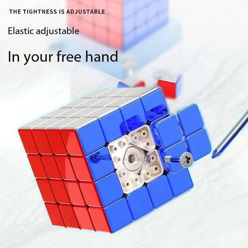 Legend Metal 4x4 5x5 Магнитный магический скоростной куб Fidget Toys Sengso Electroplate Cubo Magico Puzzle