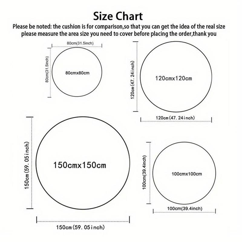 1Pc game theme Printed circular carpet, home door mat, outdoor travel protection carpet A7