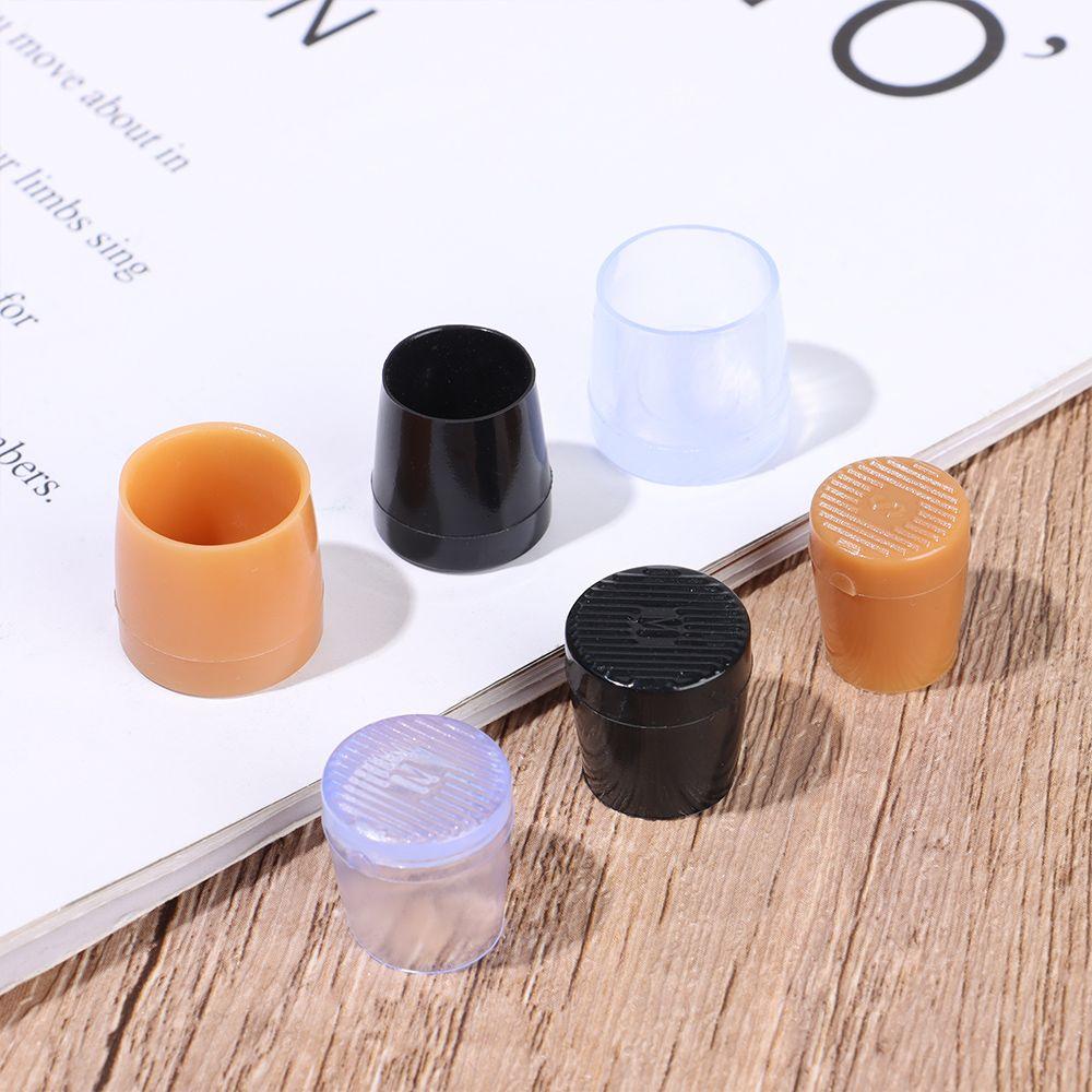 pair New Shockproof Non-slip Round Shape Heel Stoppers Silencer Heel Protector Antislip High Heeler