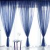 30% Shading Sheer Curtains for Living Room Window Transparent Voile Tulle Curtain Colourful Wedding Drapes Home Decor High Quality