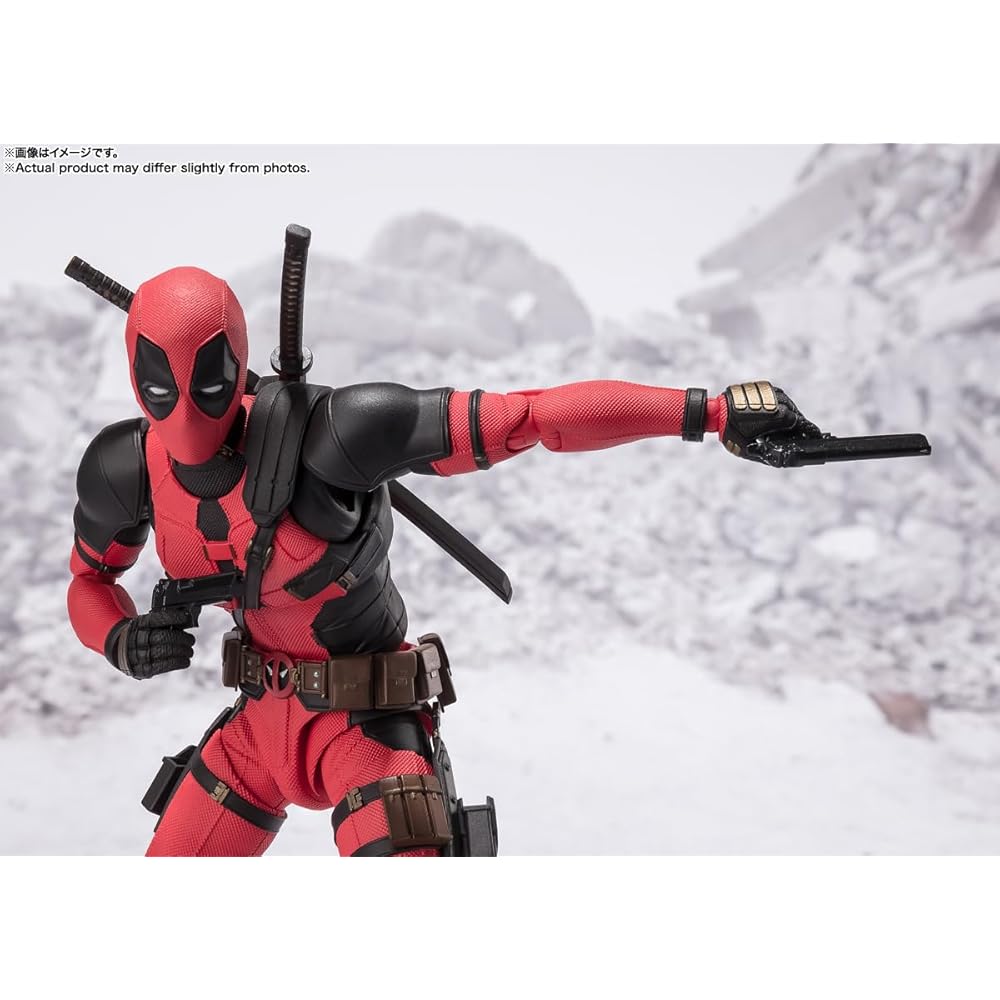 НАРОДЫ ТАМАШИИ SH. Фигурки Figuarts Дэдпул и Росомаха, 155 мм, ПВХ, АБС, Окрашенные, Подвижные, Коллекционные