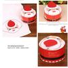 Santa Claus Snowman Christmas Tree Cake Modelling Cotton Towel Creative Gifts Size 30*30cm CLE