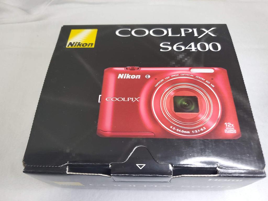 Nikon Digital Camera COOLPIX S6400 Touch Panel LCD 12x Optical Zoom Glossy Red S6400RD