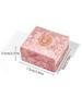 Pink retro women like jewelry boxes, velvet rings, necklaces, jewelry accessories, ring boxes, packaging boxes