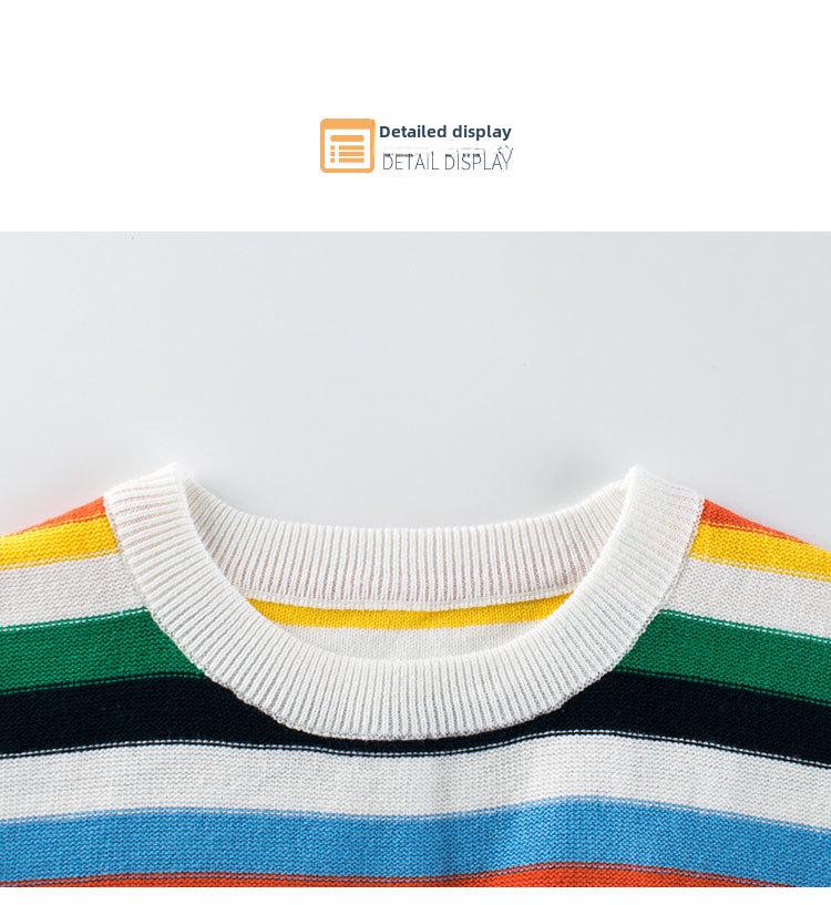 27Kids Brand Boys' Осень 2024 Свитер – Новый Детский Комбинезон