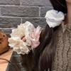 Модная Корейская Стиль Высококачественный Простой Кружевной Бант Повязка на Голову Аксессуары для Волос