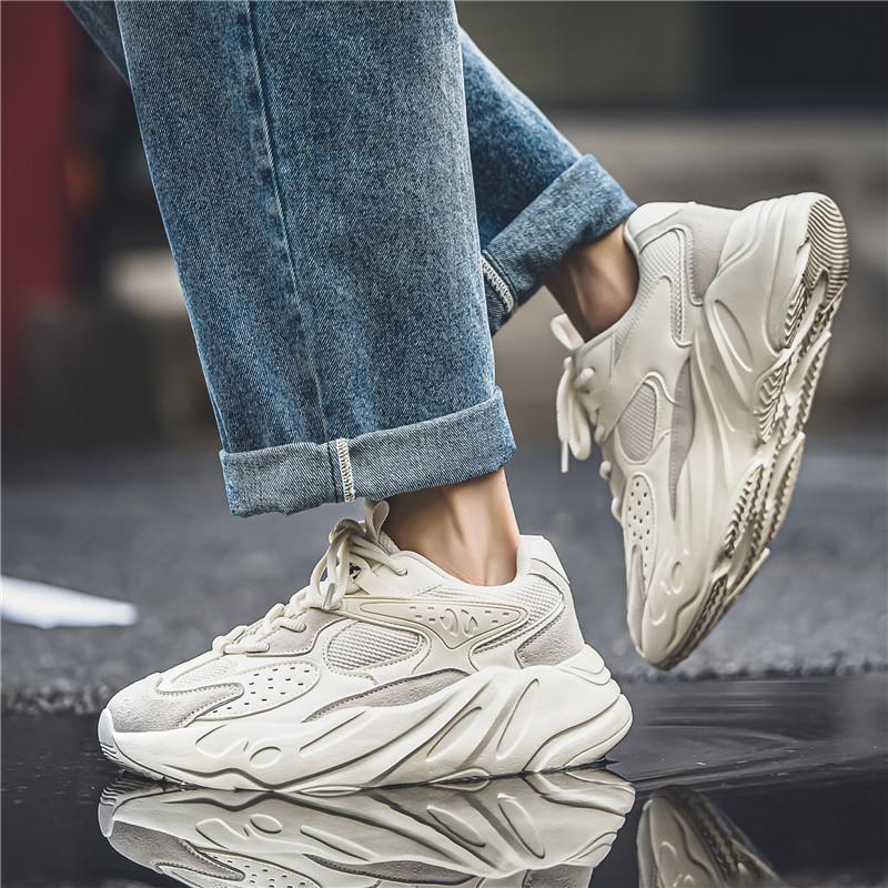Форма скалы ретро папины кроссовки амортизирующие мягкие кроссовки на толстой подошве увеличивающие рост повседневные спортивные кроссовки модные крутые