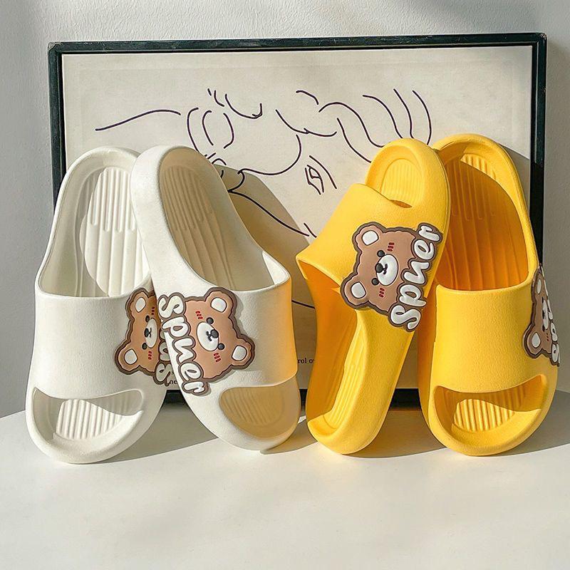 Летние тапочки с героями мультфильмов, тапочки с облаками, женские домашние тапочки, пляжные сандалии, тапочки