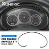 Настоящее Мягкое Углеродное Волокно Для Subaru Impreza STI 2002 2003 2004 Коробка Спидометра Автомобильные Наклейки на Салон из Углеродного Волокна Аксессуары