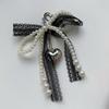 1Pcs Sweet Lace Bow Beaded Bow Keychain Phone Charm Strap Pendant For Phone Accessories Bag Hanging Cord For Women Girl