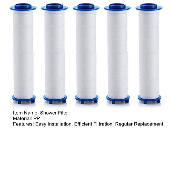 5/10/20Pcs Shower Filter Efficient Filtration Easy Installation Bath Filter for Cleaner Water Quality Regular Replacement