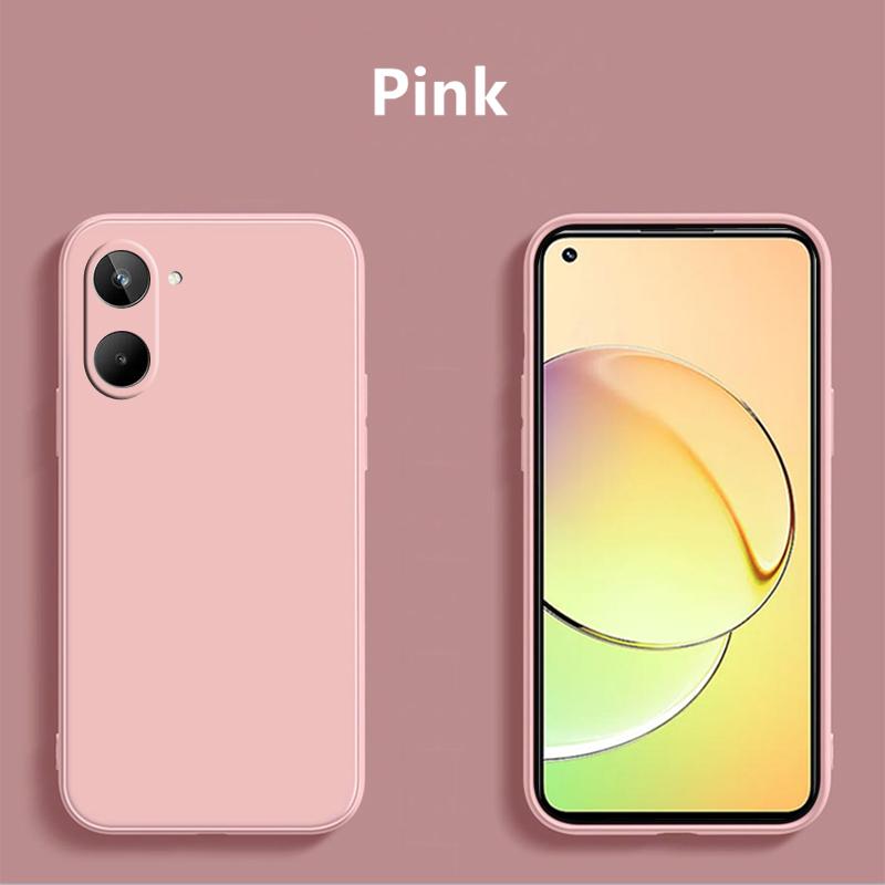 Для Realme 10 Pro Чехол Realme 9 10 Pro Plus Противоударный бампер Мягкий жидкий силиконовый чехол для всей задней панели телефона Realme 10 Pro