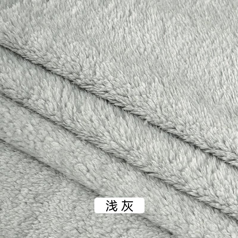 0,5/1 Ярд Утолщенная Двусторонняя Фланелевая Ткань Для Плюшевых Игрушек, Подкладки для Верхней Одежды, Худи, Гнезда для Животных, Шарфы, Ткани для Рукоделия