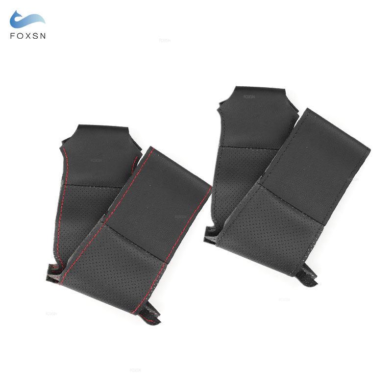 Автомобильные аксессуары, перфорированная кожаная внутренняя отделка рулевого колеса для Hyundai i30 2017 2018 Elantra