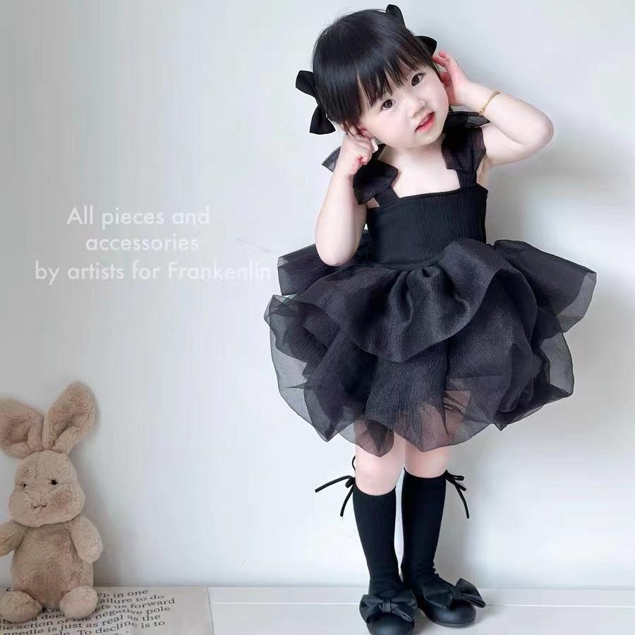 Модное платье для девочек, платье для первого дня рождения, летнее платье принцессы для маленьких девочек, вечерние платья для маленьких девочек