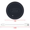 Car Sticker 2PCS Car 7 Colors Water Coaster Color Ambient Light Car Cup Holder Luminous Coaster Mat For Ford Mondeo Focus 3 4 Fi