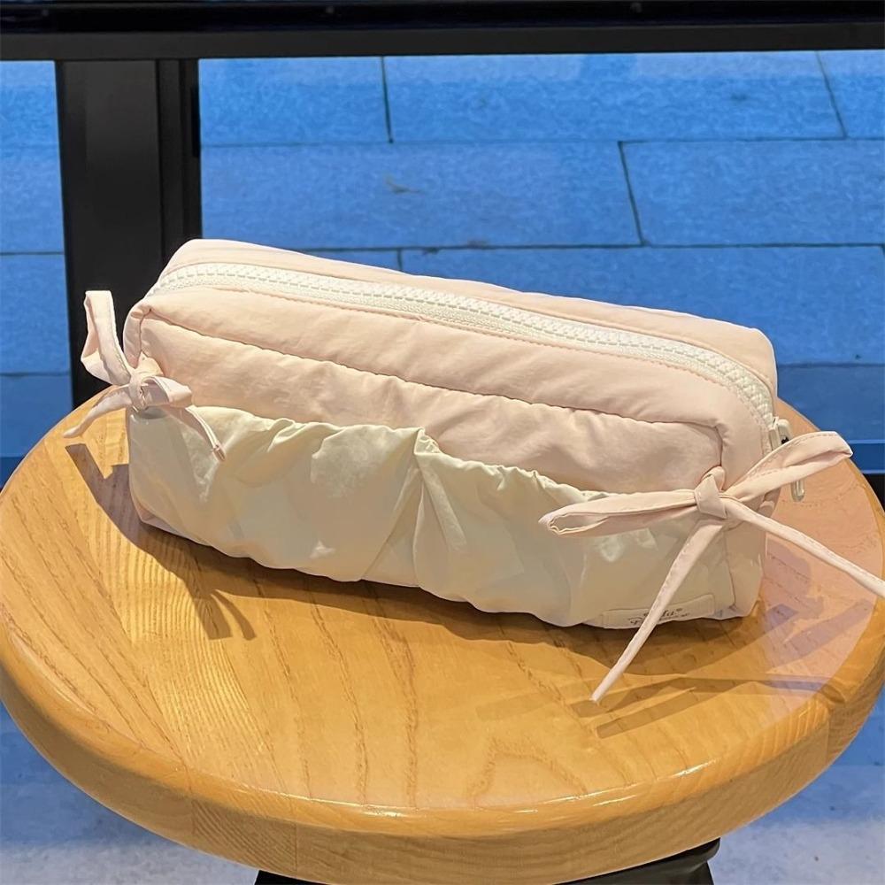 Large Capacity Stationery Storage Bag Dopamine Pencil Case Candy Colored Pencil Bag Boy/Girl