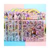 New Demon Hunters Anime Laser Cut Sticker Tiger Rumi Mira Zoey Stickers Office Stationery and School Supplies Decoration