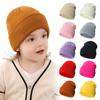 Зимняя шапка для детей 2-6 лет, мягкая детская лыжная шапка, модная детская шапка-бини для мальчиков и девочек