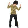 Costume for Men Disco Style Disguise Sequins Year 80 L