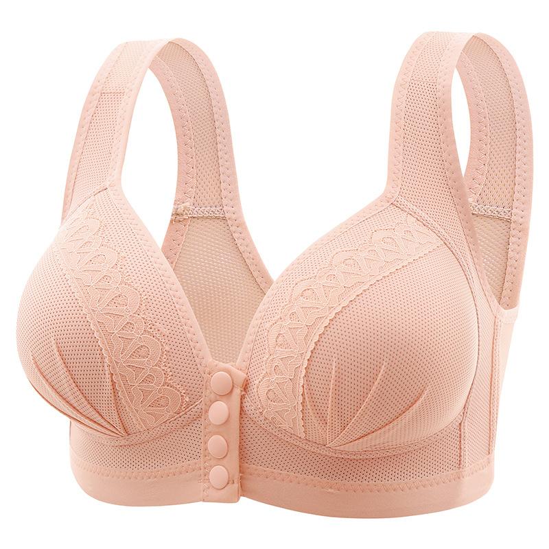 Large Size Without Steel Ring Breastfeeding Mom Push Up Beautiful Back Underwear Thin Section Breathable Adjustable Ladies Bra