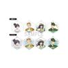 Fragrant Flowers Bloom Dignified Acrylic Keychain Collection Box 8-Piece