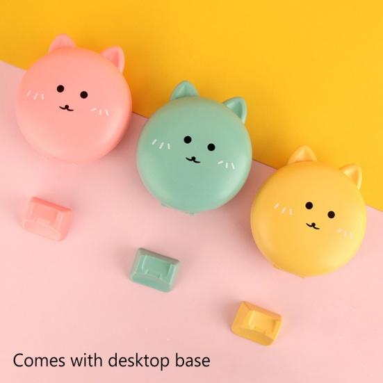 Милый котик портативный вентилятор перезаряжаемый светодиодный мини карманный заполняющий свет с зеркалом для макияжа