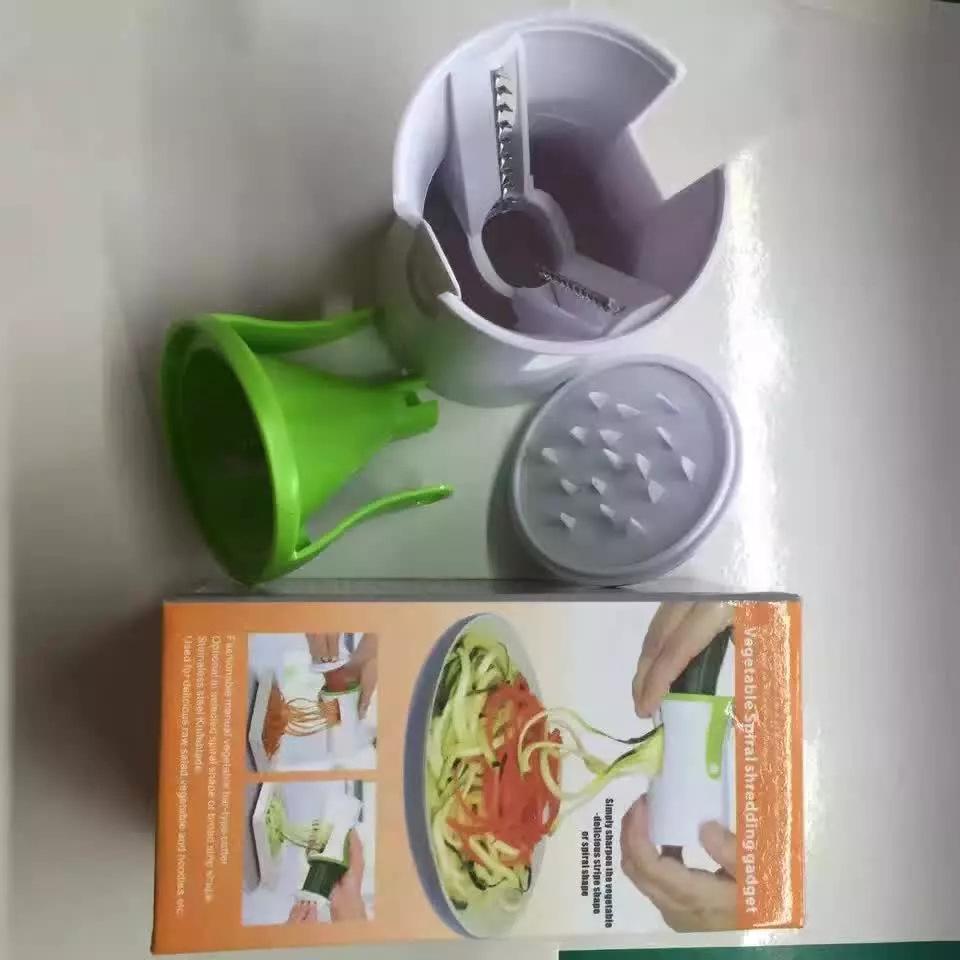 1 шт., сверхмощная спиральная нарезка для овощей, спиральная нарезка для овощей, резак для цуккини, пасты, лапши, спагетти, многофункциональное использование