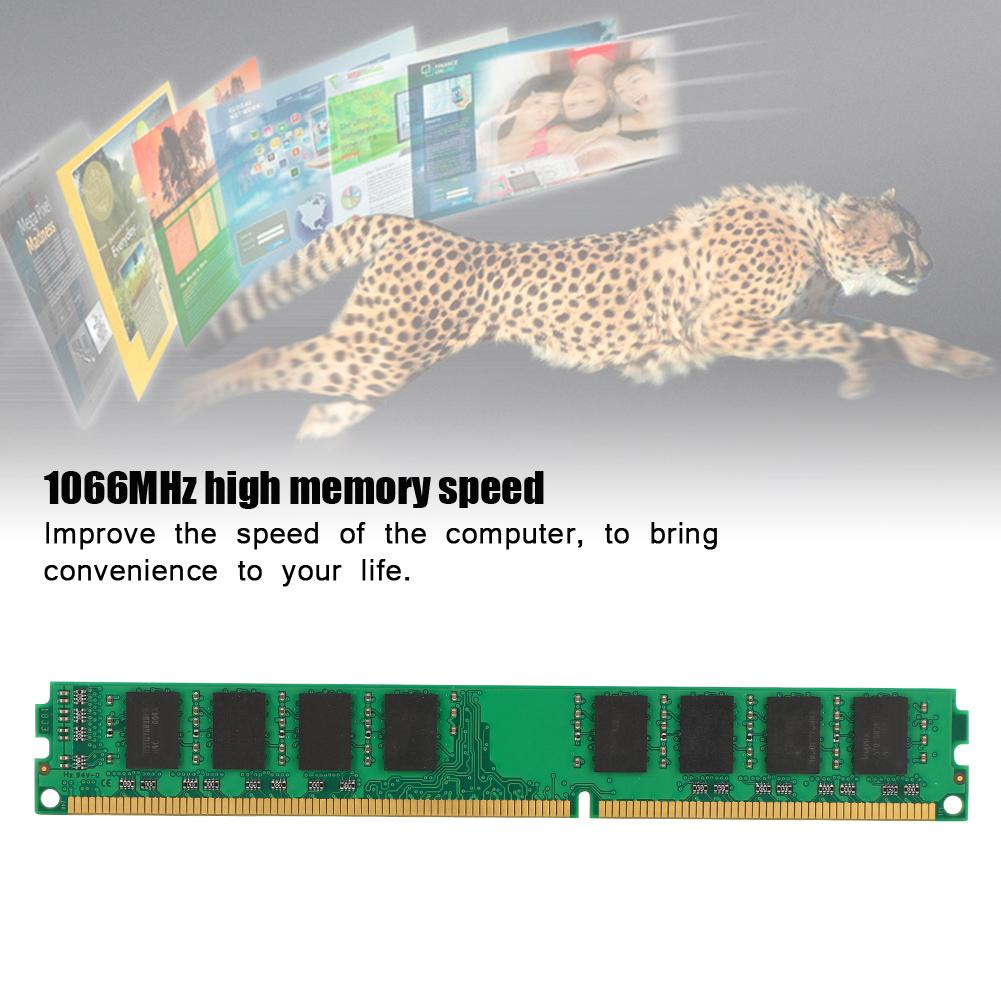 Xiede DDR3 1066 2G 240pin настольная компьютерная память RAM полностью совместима с Intel AMD