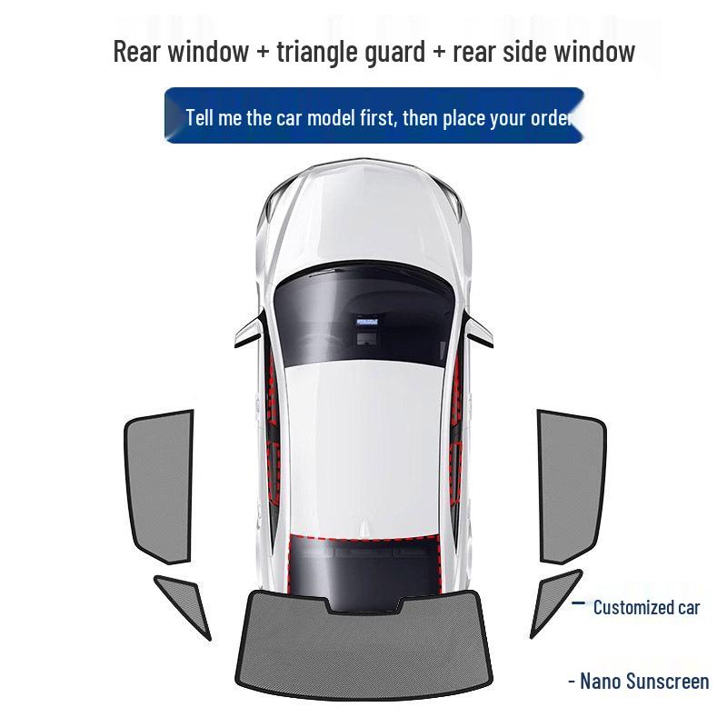 Магнитные шторки-сетки для Nissan X-Trail с защитой от света и жары