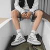 Street Style Men’s Vulcanized Shoes New Casual Walking Sneakers For Men British Style Platform Sport Basketball Sneakers Women