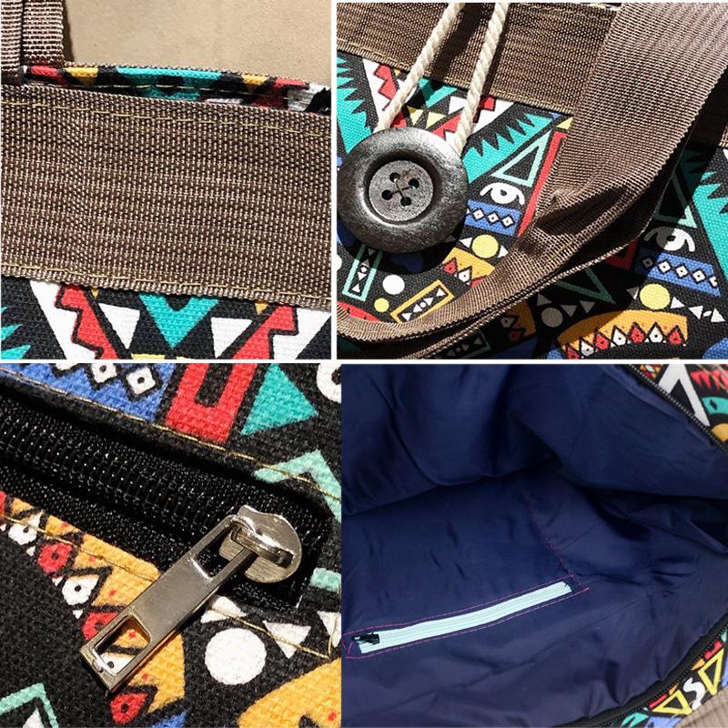 Women Canvas Bags Casual Large Daily Shoulder Tote Shopper Handbag Simple Hobo Bags 1Pcs