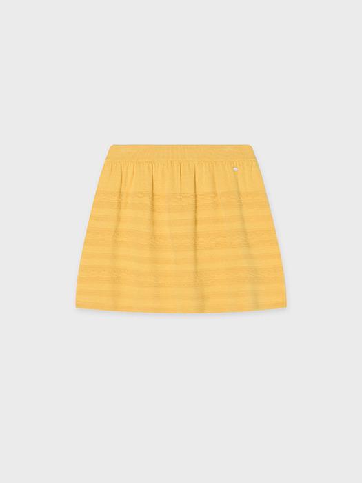 Tinnit Jacquard Skirt_Yellow
