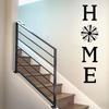1set Metal Home Logo Wall Art - Farmhouse Hanging Decoration for Living Room,Kitchen and Entrance. A Wonderful Housewarming Gift