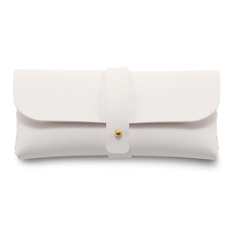 Portable Leather Sunglasses Case - Trendy Soft Eyewear Packaging Box In Stock