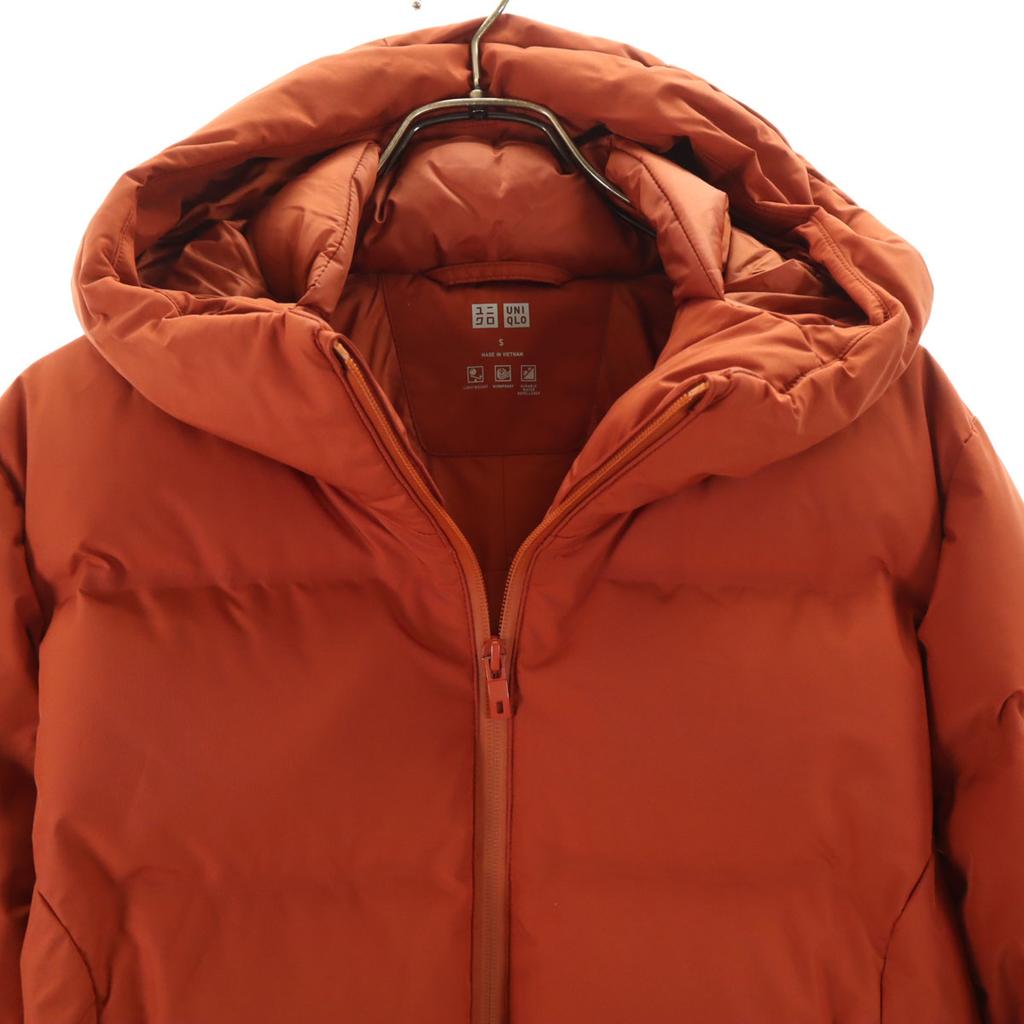Uniqlo Бесшовная пуховая парка S Цвет: Кирпичный Мужская Б/у