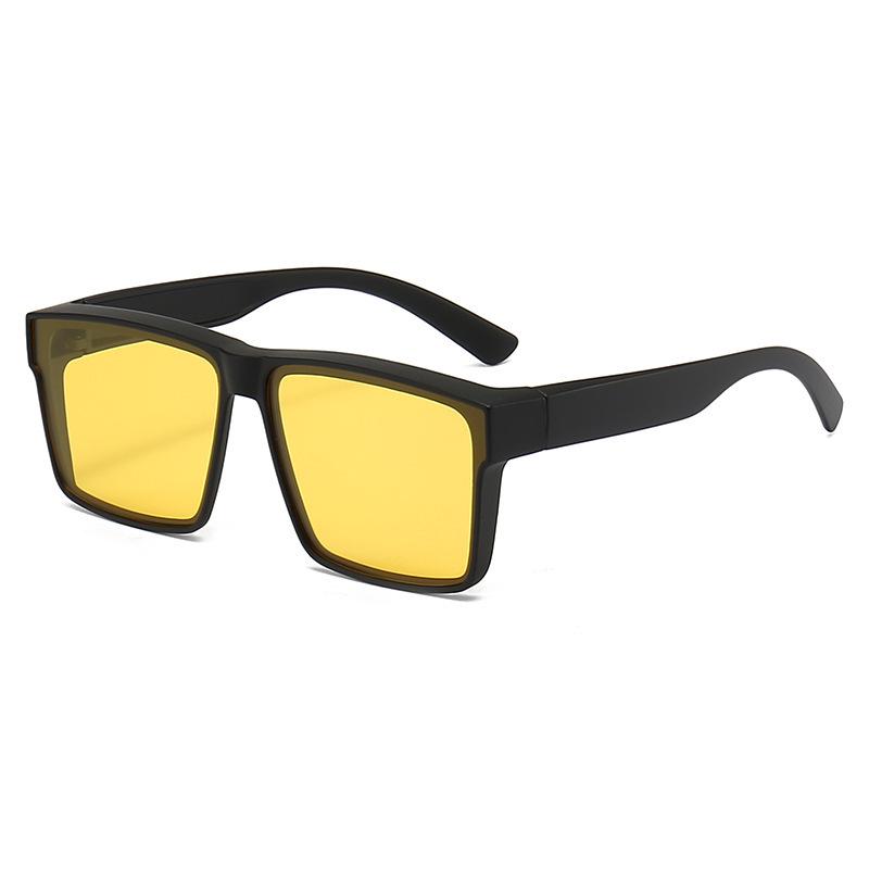 Поляризационные солнцезащитные очки-клипсы для ношения поверх очков по рецепту - Унисекс, Идеальны для вождения, Модные, Летний стиль, Защита от солнца