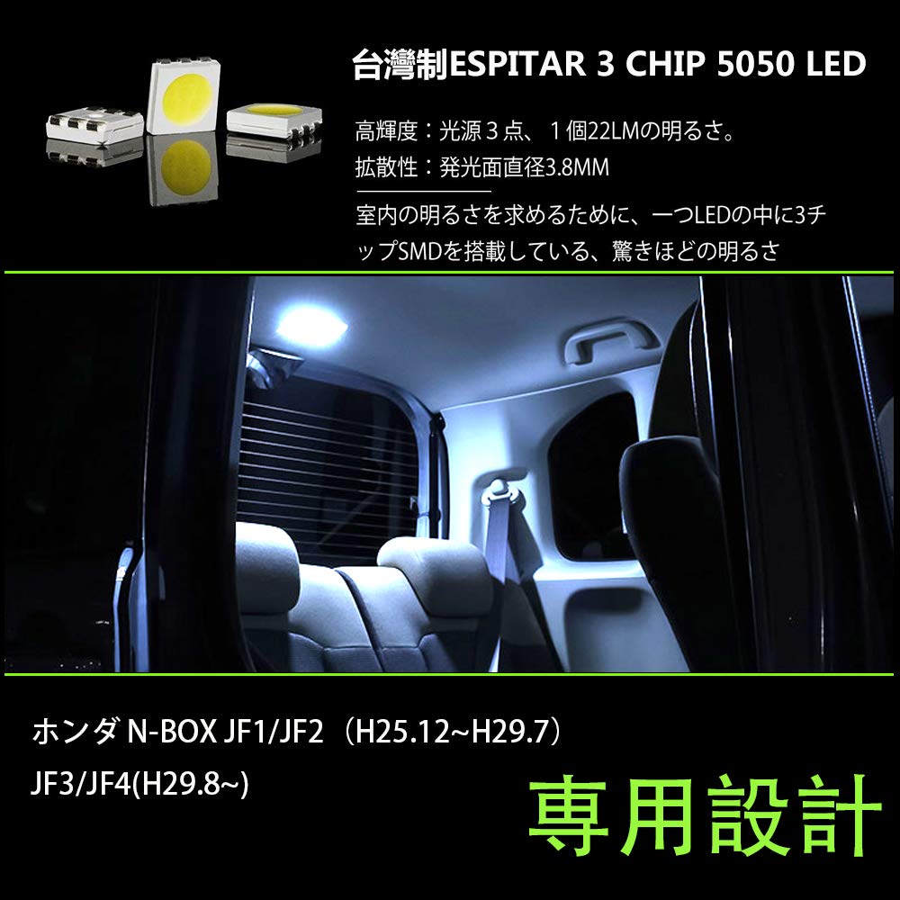 ZXREEK Honda NBOX JF1 JF3 Светодиодная лампа салона, JF4, JF2, Индивидуальный дизайн, Внутреннее освещение,