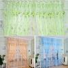 Tulip Flower Voile Curtain Drape Panel Room Sheer Home Door Window Decoration