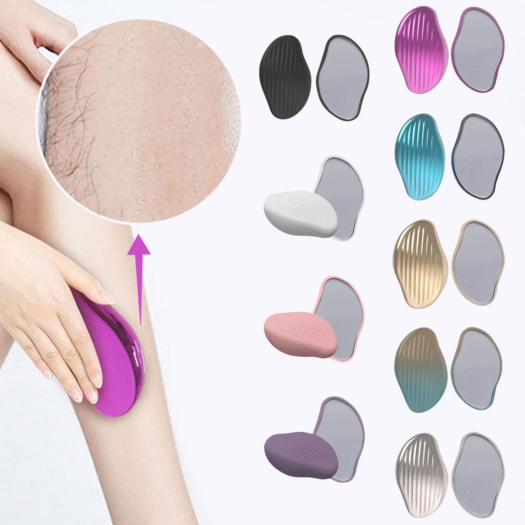 Многоразовое удаление волос без бритья, средство для удаления волос с кристаллами, ластик для волос, женское моющееся нано-удаление для эффекта гладкой кожи