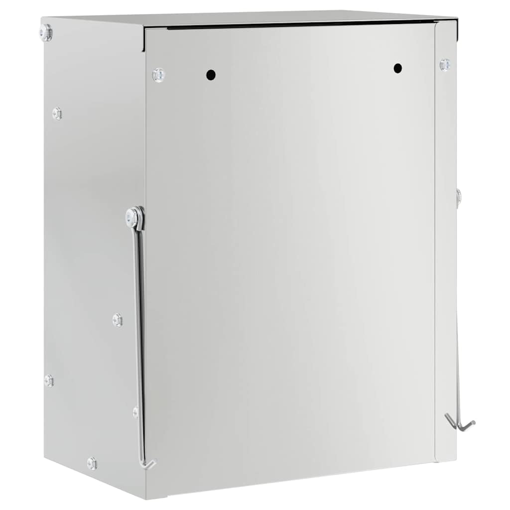 Rabbit Feeder Silver 20 x 12.5 x 25 cm Galvanized Steel