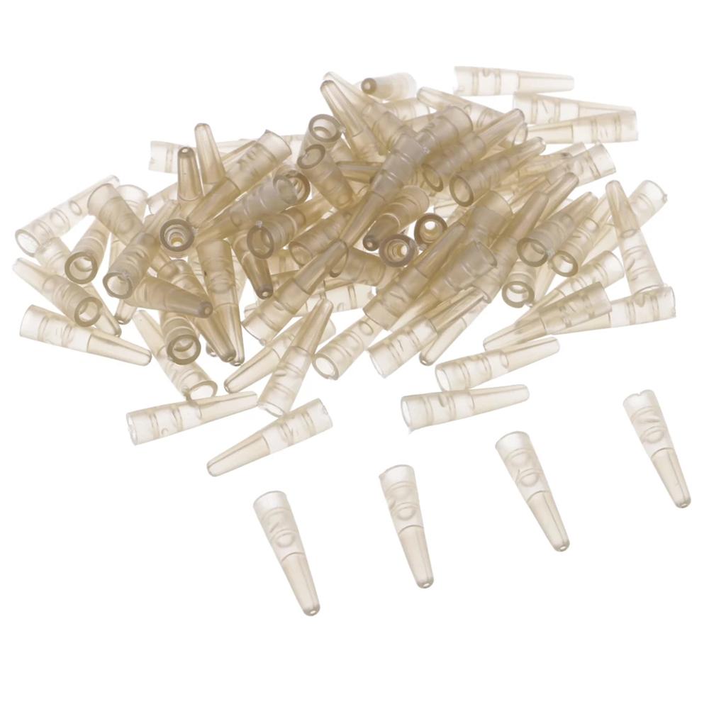 For Saftey Lead Clips Outdoor Fishing Carp Fishing Rig Sleeves Pipe Tube Brown Cones Tail Tubes