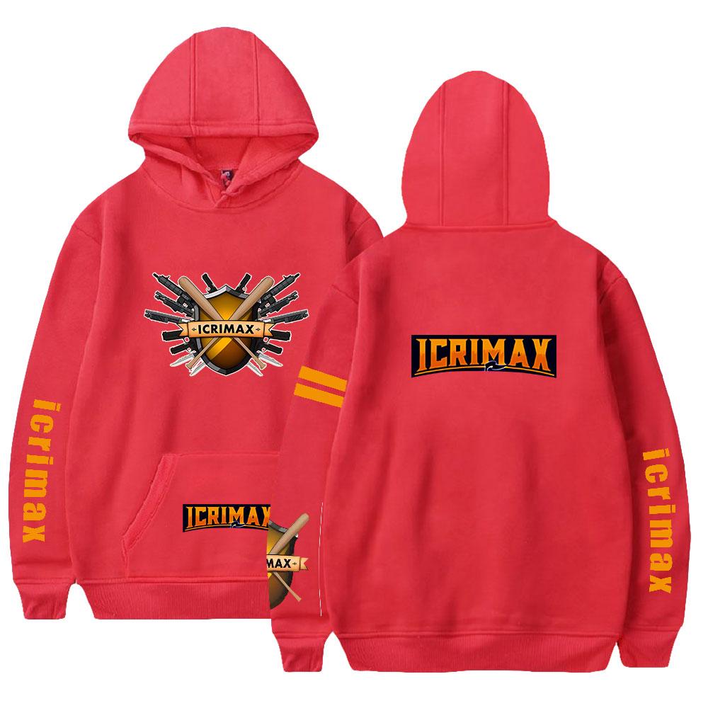 Толстовки Icrimax с капюшоном, осенние, с длинным рукавом, унисекс, пуловеры Harajuku, уличная одежда, графическая одежда, толстовка