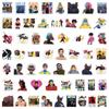 55PCS Dispatch Workplace Comedy Game Stickers Cartoon PVC Decals DIY Decoration Waterproof Skateboard Luggage Phone Fridge Gifts