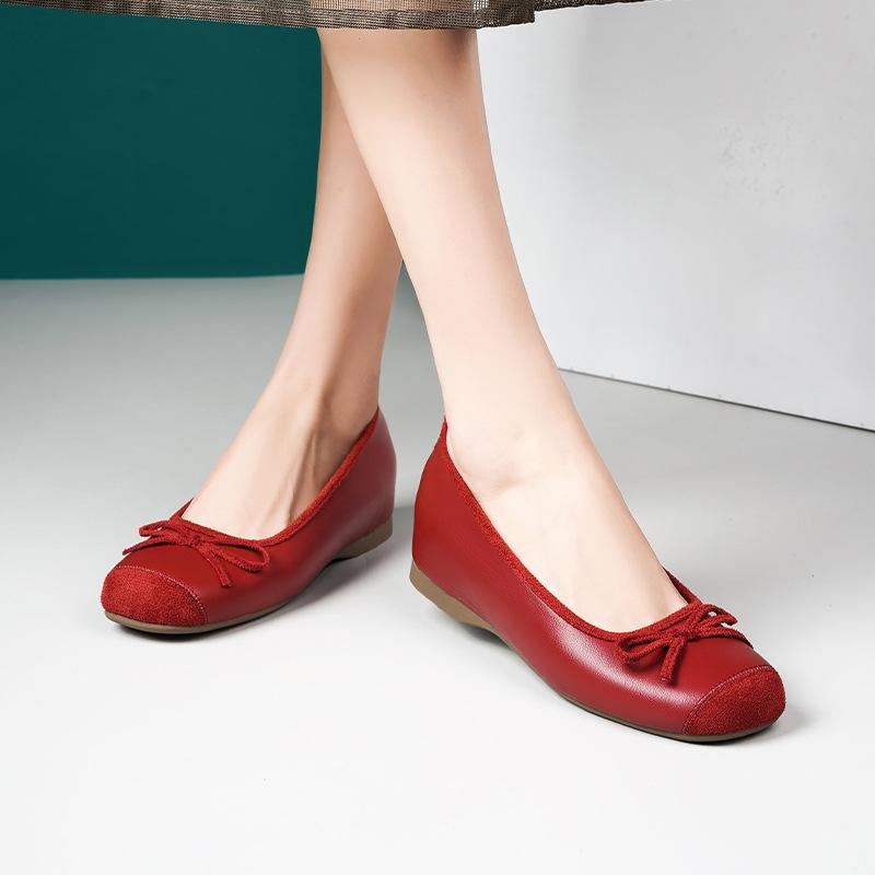 Балетки женские летние маленького размера с увеличенной высотой подъема, удобные и элегантные, женские туфли-бини, женские балетки