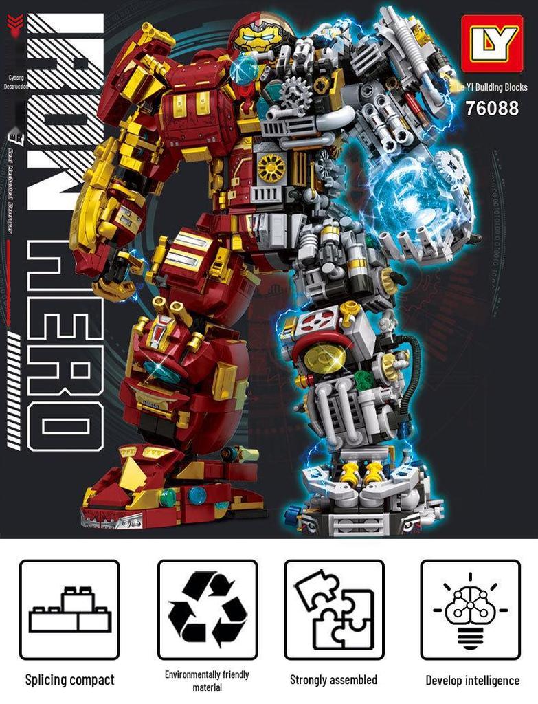 Совместимые Железные Меха Герои Строительные Блоки - Мелкие Детали Развивающие Игрушки для Детей