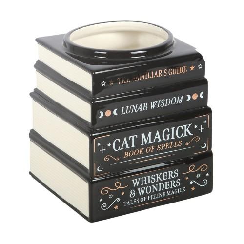 Something Different Black Cat Magick Book Stack Vase