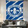 SV Darmstadt 98 Wall Tapestry Aesthetic Wall Hanging Printed Fabric Blanket Decorative Tapestries for Bedroom Living Room Home Decor