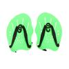 1 Pair Swimming Training Paddles Swim Hand Paddles Snorkeling Diving Gloves Fin Flipper Sports Silicone Palm Adjustable Straps